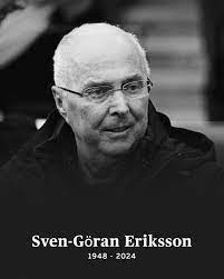 SAD NEWS: In Memoriam: fans are all in tears as Sven-Göran Eriksson, a football icon, passes away due to.