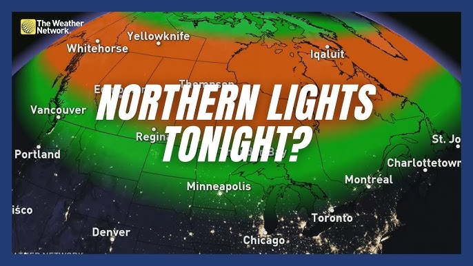 Update on the Northern Lights: The Following States Could Witness the Aurora Borealis This Evening…