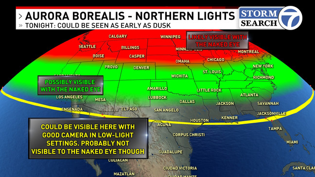 Forecast for Northern Lights: Following the Most Recent Solar Flare, These Mapped States May See Aurora Borealis Tonight