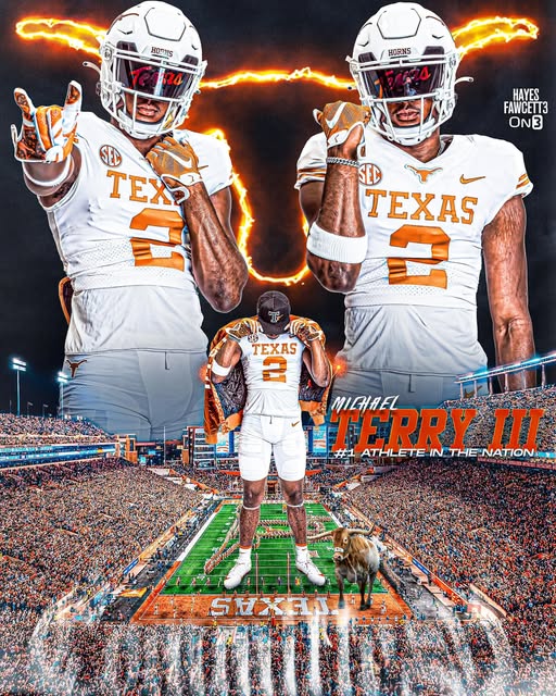 BOOM: Texas has landed and SIGNED 5 ATH Michael Terry out of San Antonio,….