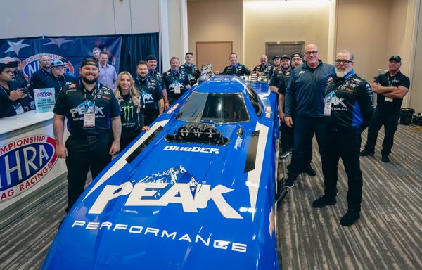 PEAK EXTENDS PARTNERSHIP WITH JOHN FORCE RACING – Beckman Will Pursue NHRA Funny Car Championship in PEAK Chevrolet … Full Story