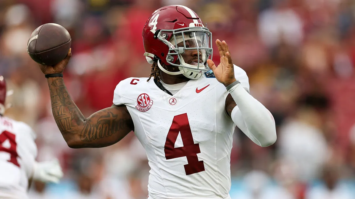 Former Alabama football star QB drops blunt view on Jalen Milroe after Michigan loss…