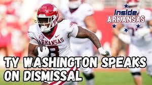 ‘Shocked’: Ty Washington talks after getting dismissed from Razorback football team… See more