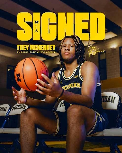 No.1 2026 Recruit Five-Star Elite Guard Michigan Basketball Commit Trey Mckenney Chooses Wolverines Over Kentucky,Louisville and Alabama…. Read more