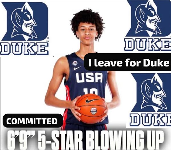 JUST IN: No. 4 Player in America, Five-Star Forward Nate Amen’t Commits to Duke Basketball Over Louisville and Kentucky for the 2025 Class…