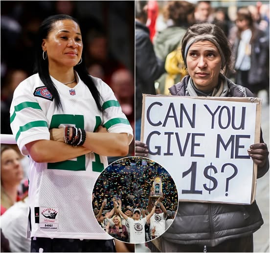 Shocking Response: What Happened Next Happened in South Carolina Will Make You Cry. As Dawn Staley walked downtown after a vô địch với Texas game, the woman shyly approached her and asked, “Can you give me a dollar?” Her response was beyond anyone’s imagination…. Read more