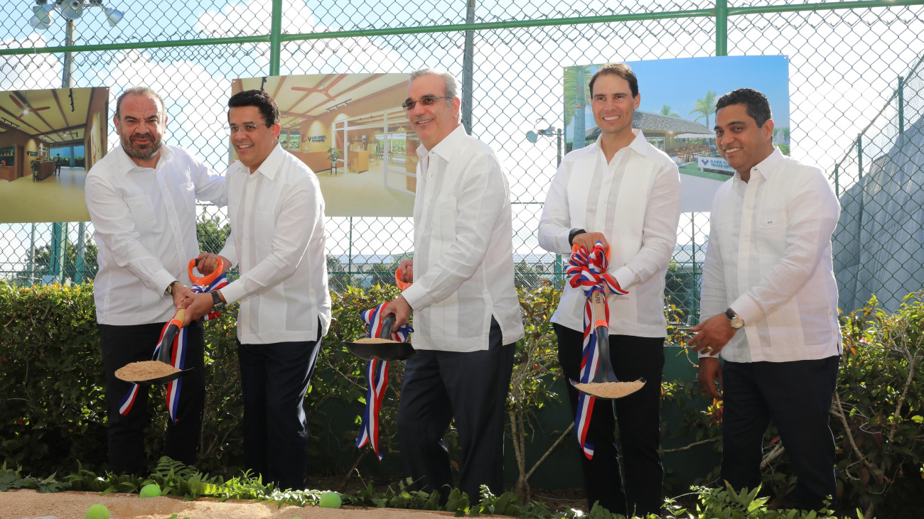 Abinader and Nadal commence first Rafa Nadal Tennis Academy in the Americas