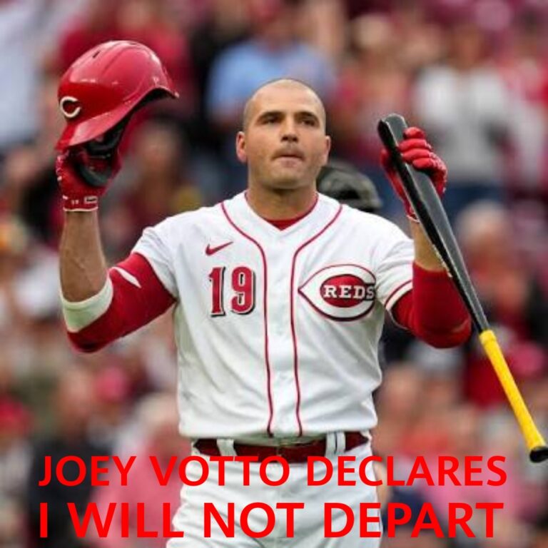 HISTORIC COMMITMENT: Joey Votto Vows Full Commitment to Cincinnati Reds, Declaring Loyalty Above All Else stating… 