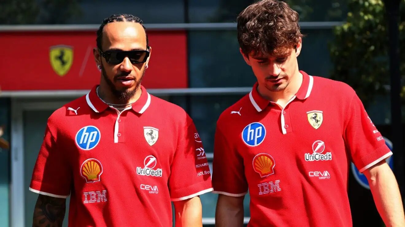 Lewis Hamilton Ferrari ‘swap’ statement leaves Leclerc ‘in the sh*t’